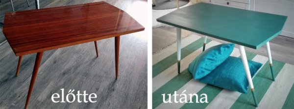 kisasztal előtte-utána